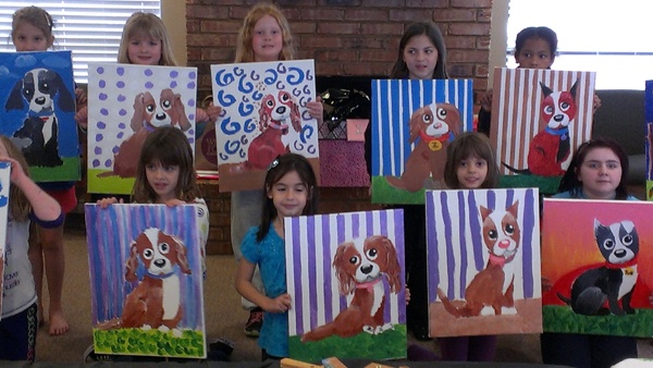 birthday painting party